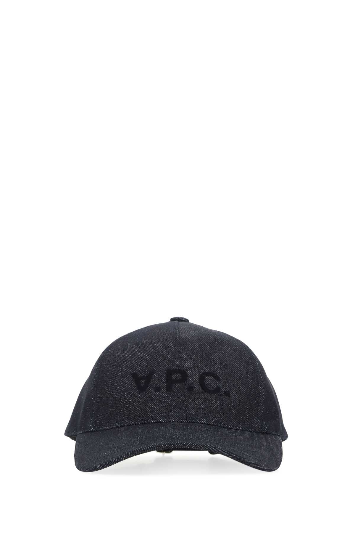 A.P.C. Men Denim Baseball Cap by Luosophy