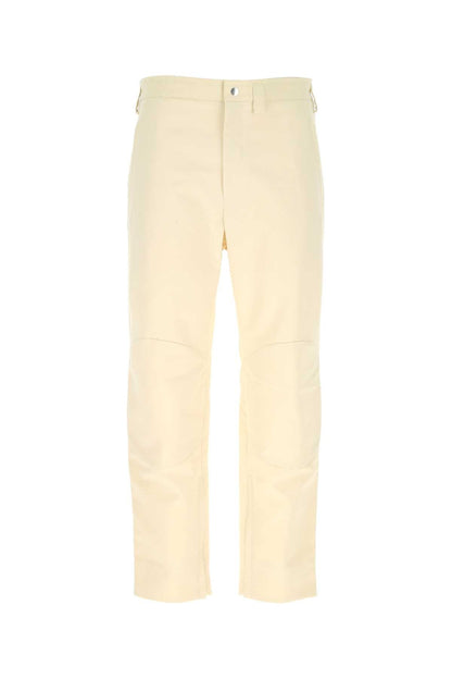 Jil Sander Men Ivory Cotton Pant by Luosophy