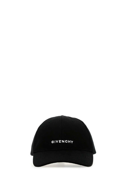 Givenchy Men Black Cotton Baseball Cap by Luosophy
