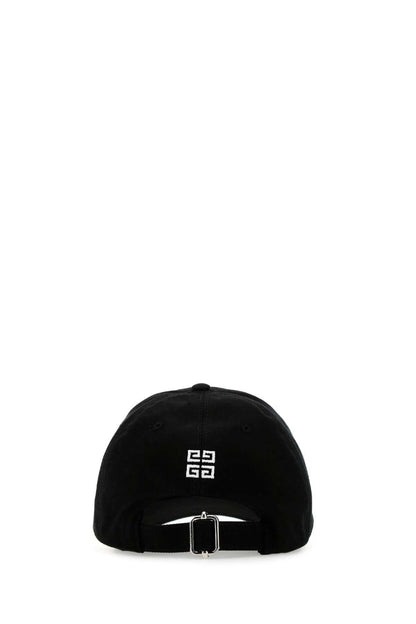 Givenchy Men Black Cotton Baseball Cap by Luosophy