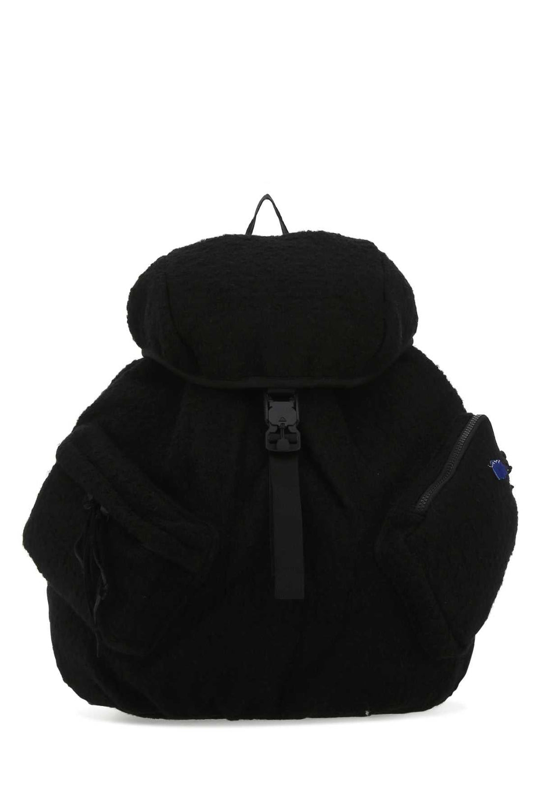 Ader Error Men Black Boucle Backpack by Luosophy