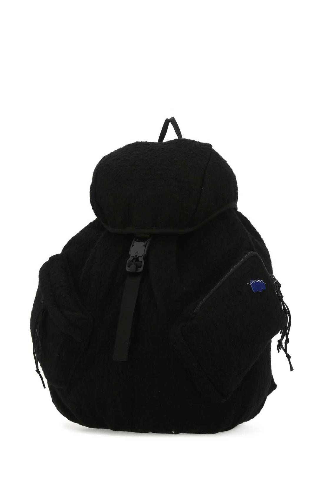 Ader Error Men Black Boucle Backpack by Luosophy