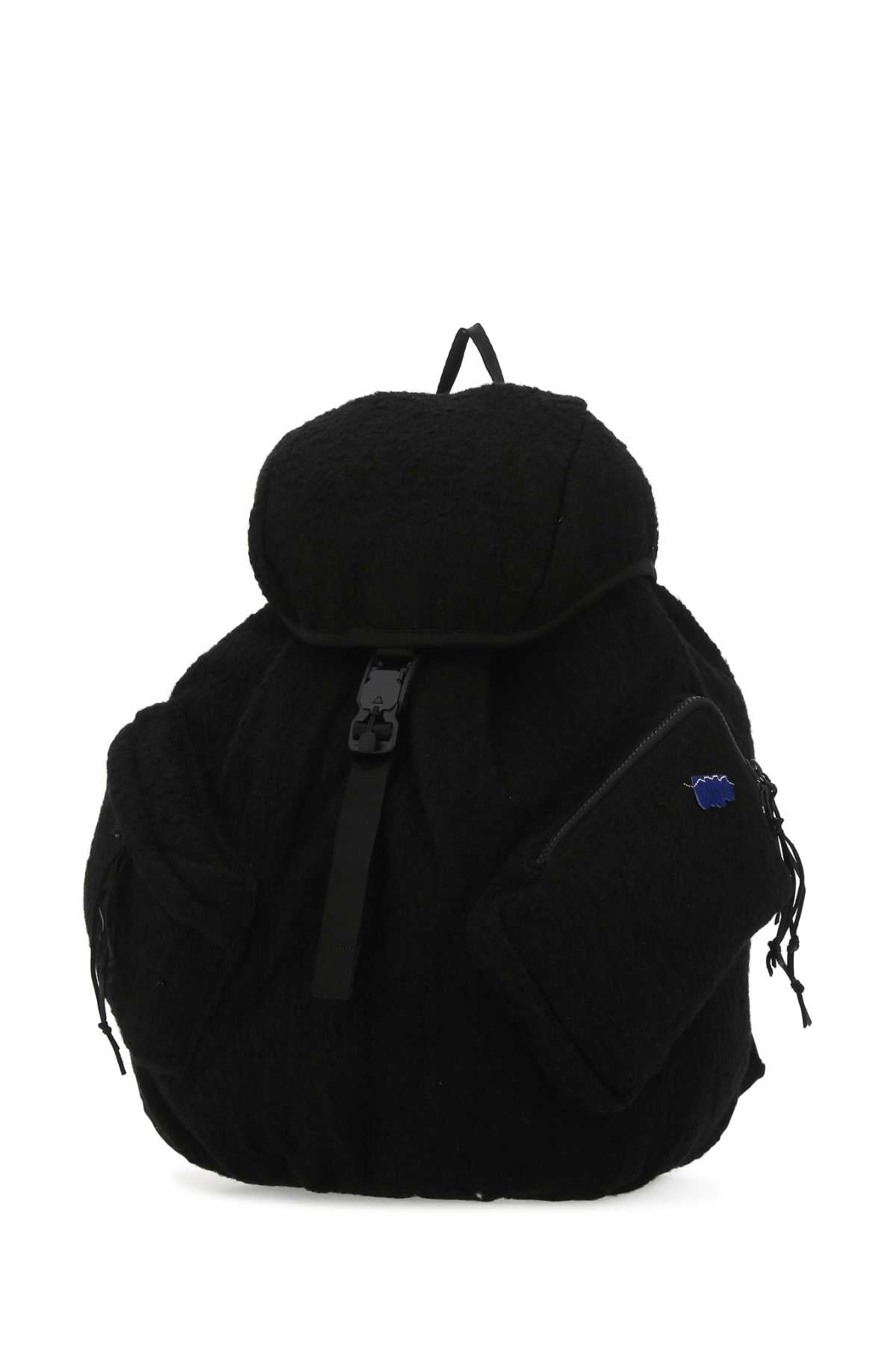 Ader Error Men Black Boucle Backpack by Luosophy