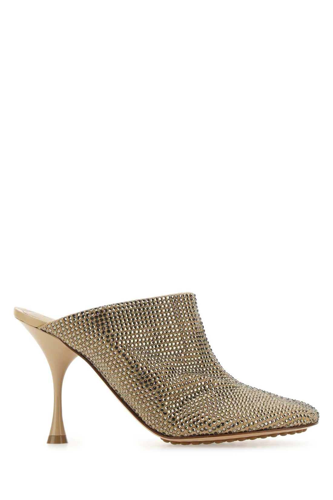 Bottega Veneta Women Embellished Suede Sparkle Dot Sock Mules by Luosophy