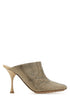 Bottega Veneta Women Embellished Suede Sparkle Dot Sock Mules by Luosophy