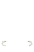 Bottega Veneta Women Transparent Glass Turn Earrings by Luosophy