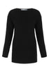 Off White Women Black Wool Sweater by Luosophy