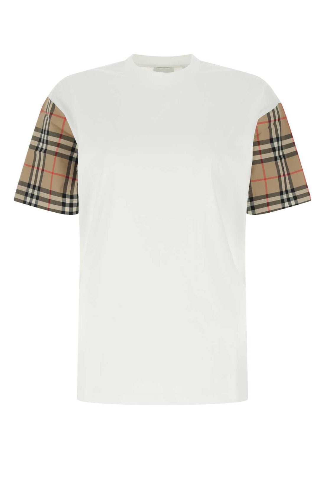 Burberry Women White Cotton T-Shirt by Luosophy