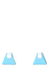 Bottega Veneta Women Light Blue Silver Essentials Earrings by Luosophy