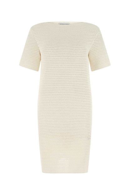 Bottega Veneta Women Ivory Crochet Dress by Luosophy