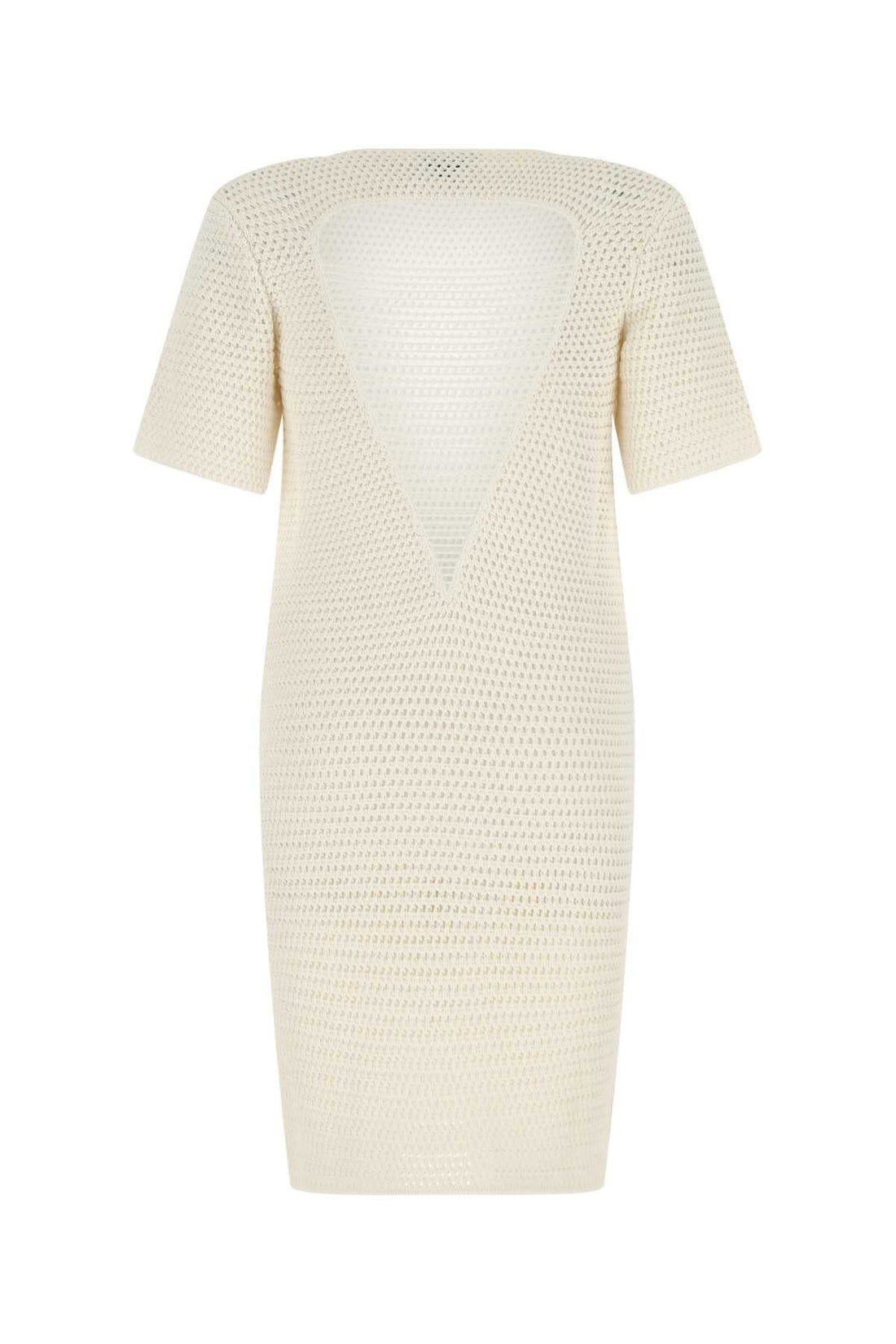 Bottega Veneta Women Ivory Crochet Dress by Luosophy