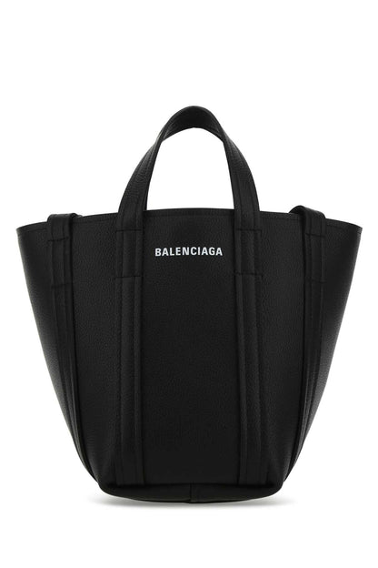 Balenciaga Women Black Leather Everyday Xs Handbag by Luosophy