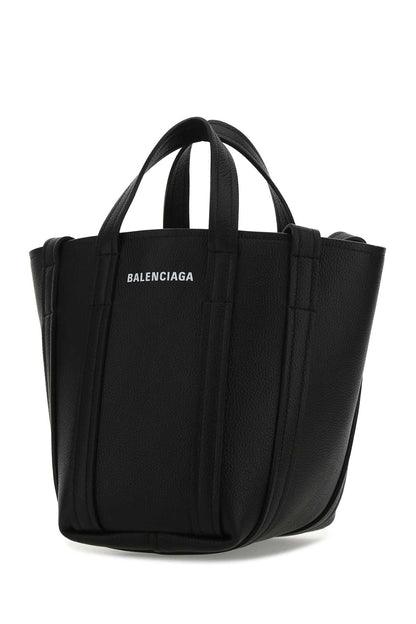 Balenciaga Women Black Leather Everyday Xs Handbag by Luosophy