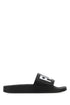 Vtmnts Men Black Rubber Slippers by Luosophy