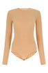 Maison Margiela Women Skin Pink Stretch Nylon Bodysuit by Luosophy