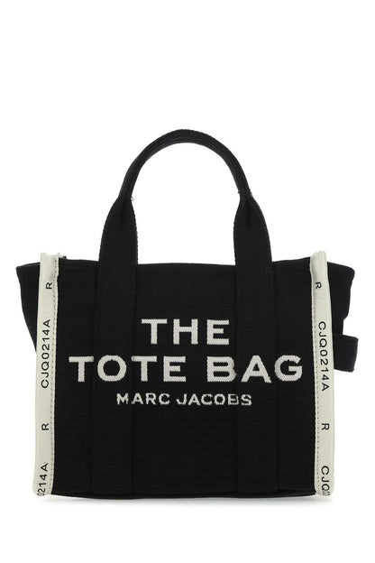 Marc Jacobs Women Black Canvas The Tote Shopping Bag by Luosophy