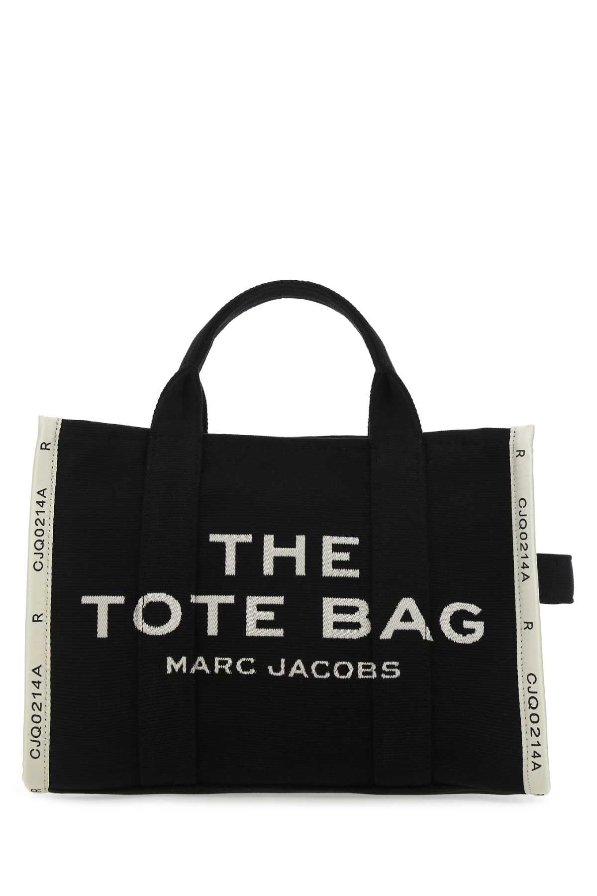 Marc Jacobs Women Black Canvas The Tote Shopping Bag by Luosophy