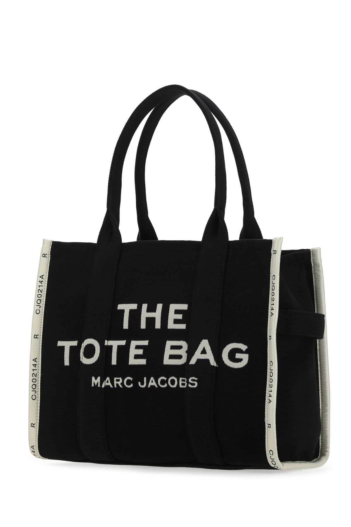 Marc Jacobs Women Black Canvas The Tote Shopping Bag by Luosophy