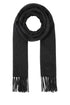 Prada Women Charcoal Cashmere Scarf by Luosophy