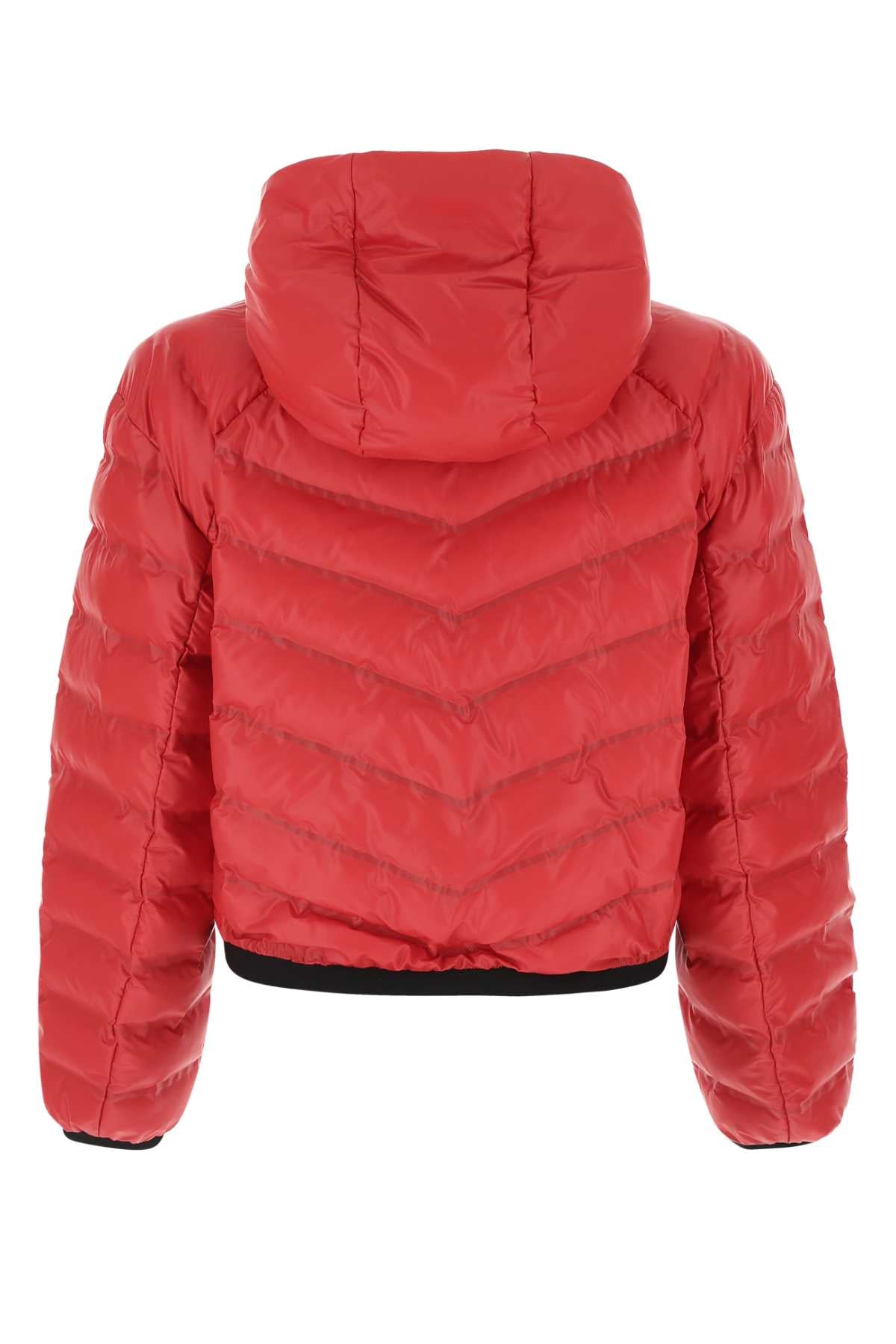 Prada Women Red Polyurethane Blend Padded Jacket by Luosophy