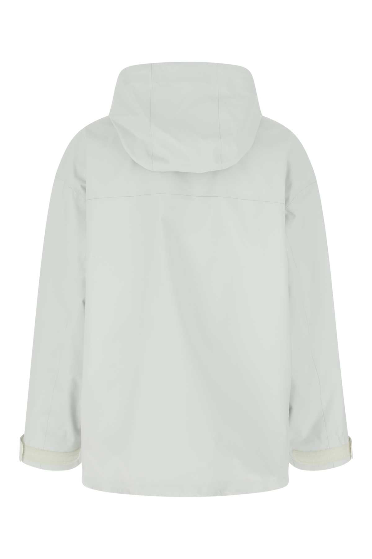 Prada Women Chalk Gore-Texâ® Oversize K-Way by Luosophy