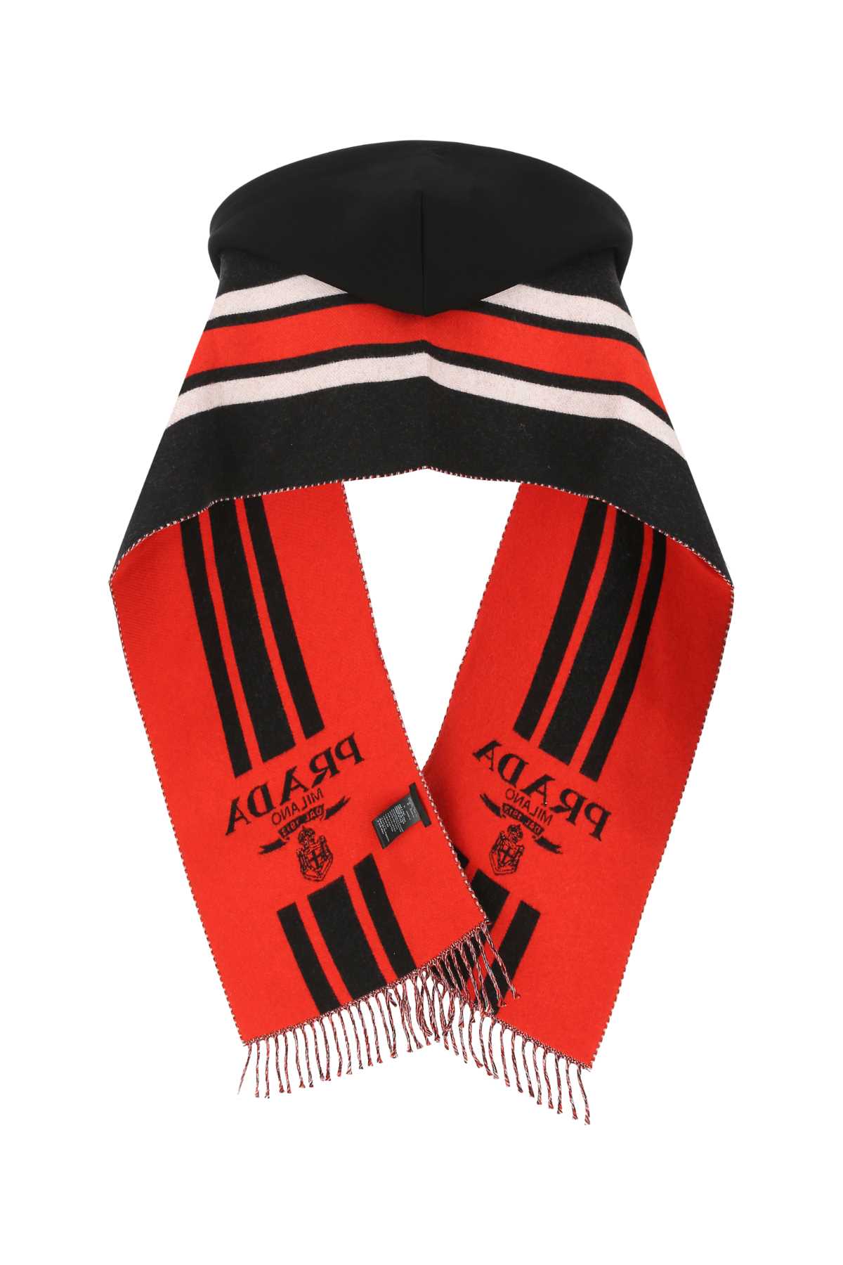Prada Women Embroidered Wool Scarf by Luosophy