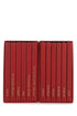Prada Unisex Red Leather Notebook Set by Luosophy
