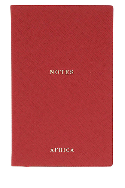 Prada Unisex Red Leather Africa Notebook