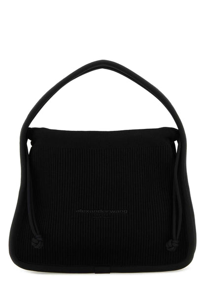 Alexander Wang Women Black Fabric Small Ryan Handbag by Luosophy