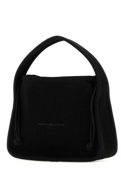 Alexander Wang Women Black Fabric Small Ryan Handbag by Luosophy