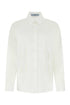 Prada Women White Poplin Oversize Shirt by Luosophy