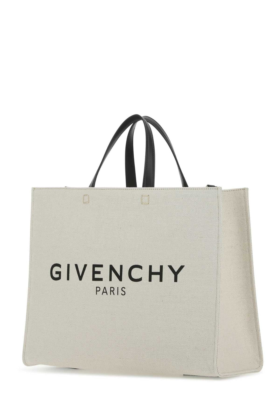 Givenchy Women Ivory Canvas Medium G Shopping Bag by Luosophy