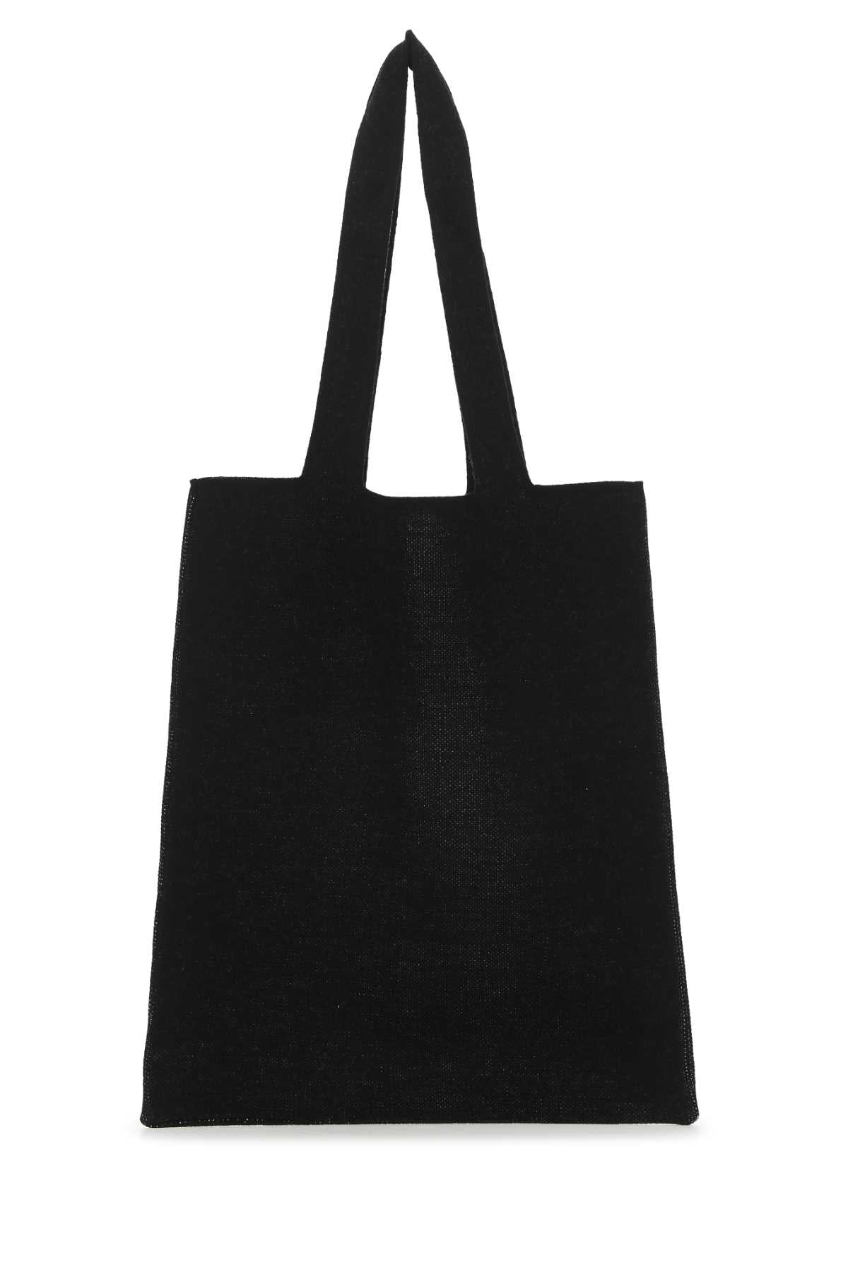Palm Angels Men Black Wool Blend Shopping Bag by Luosophy
