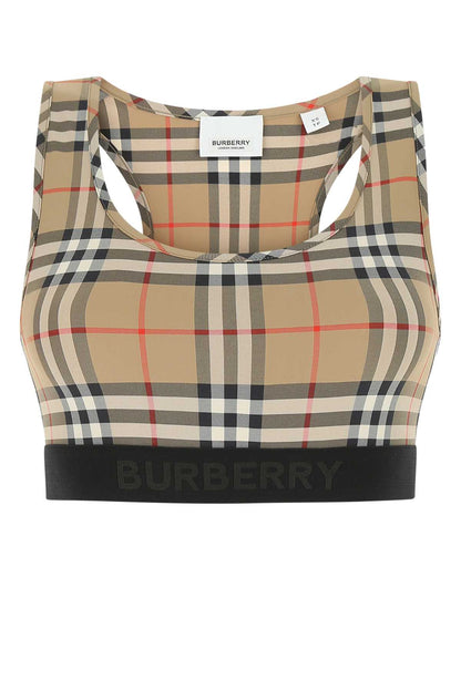 Burberry Women Printed Stretch Nylon Top by Luosophy