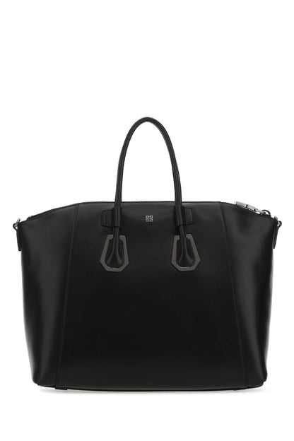 Givenchy Women Black Leather Small Antigona Sport Handbag by Luosophy