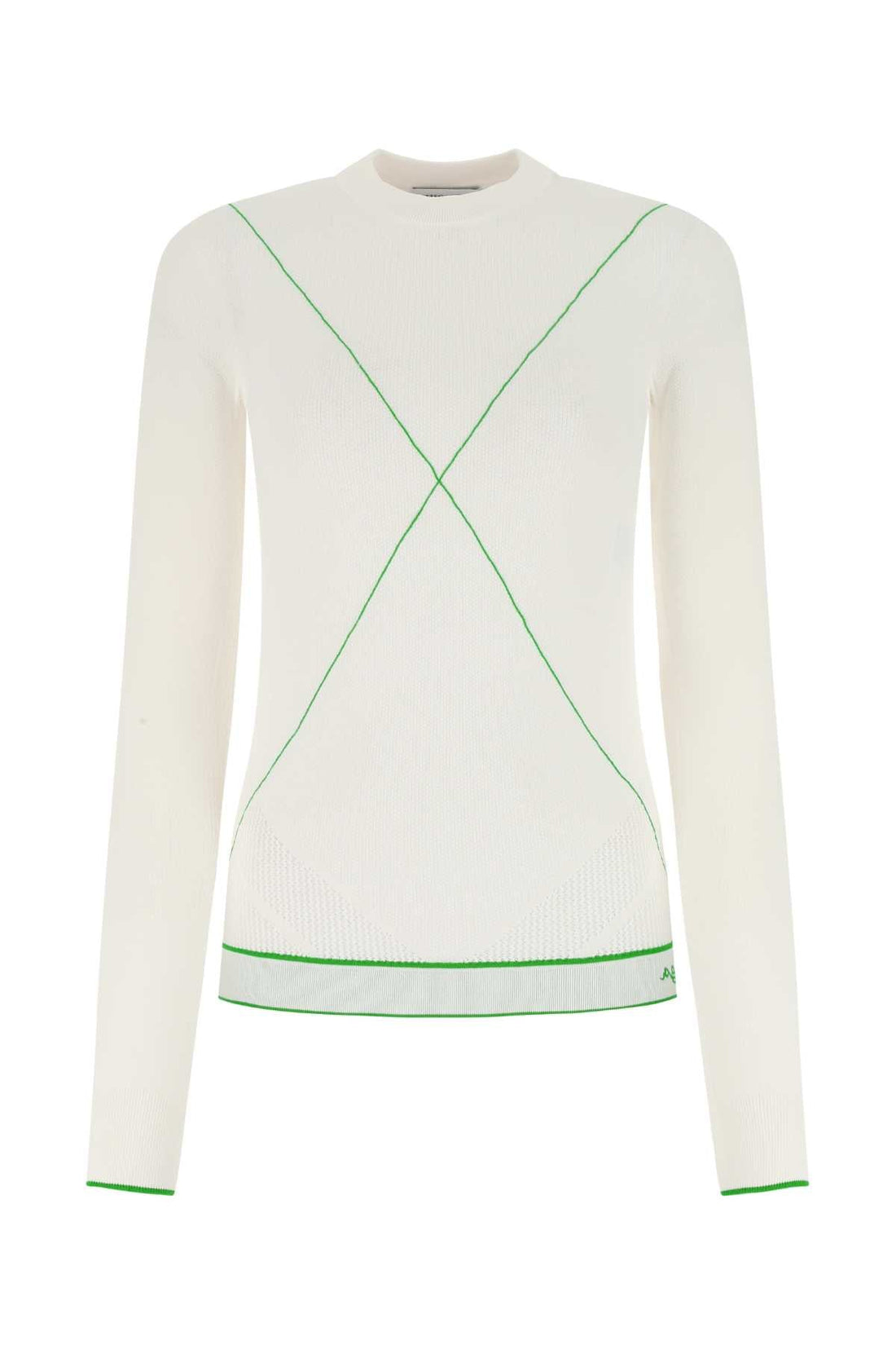 Bottega Veneta Women White Viscose Blend Sweater by Luosophy