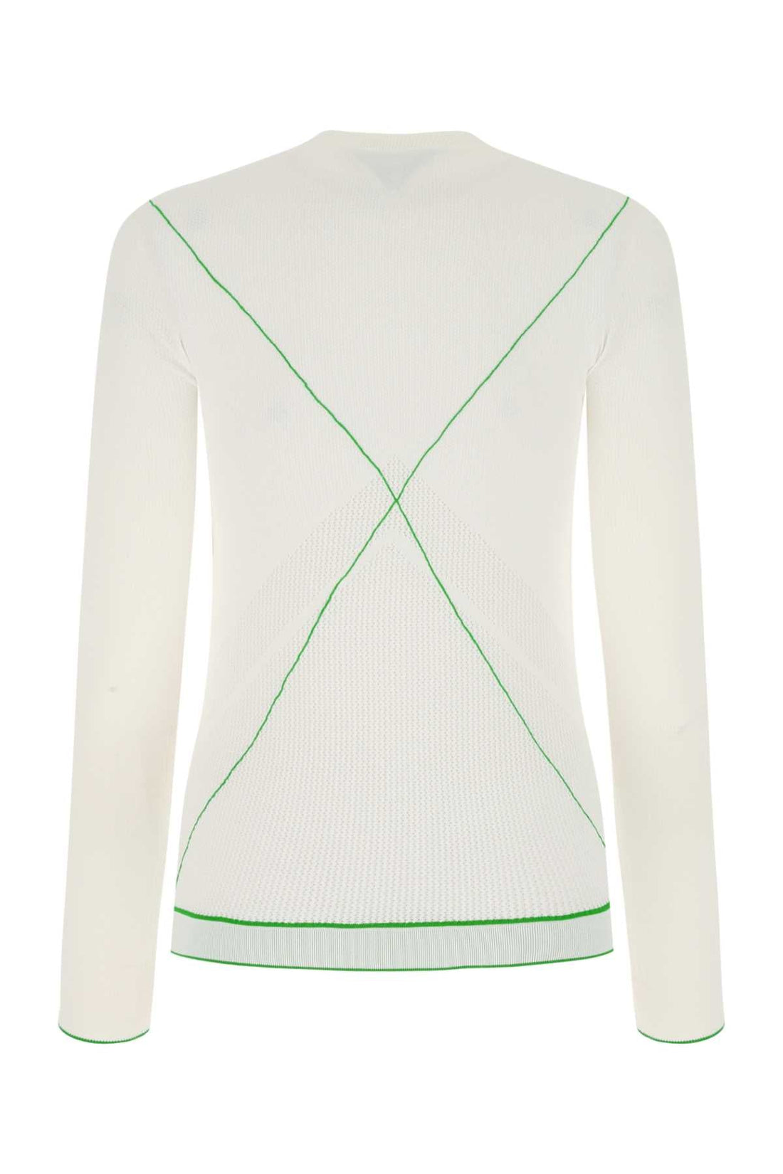 Bottega Veneta Women White Viscose Blend Sweater by Luosophy