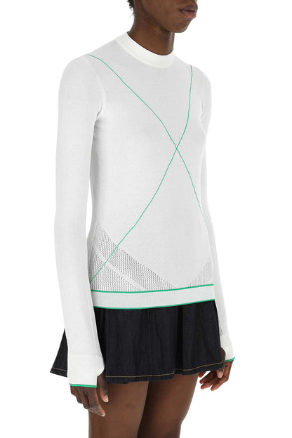 Bottega Veneta Women White Viscose Blend Sweater 