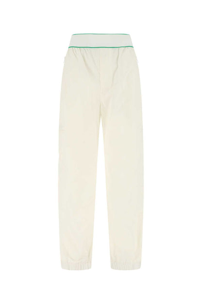 Bottega Veneta Women White Nylon Pant by Luosophy