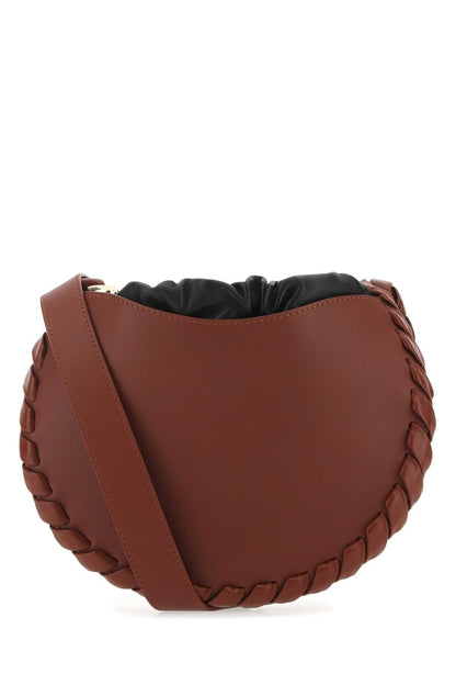 Chloe Women Brick Leather Small Mate Crossbody Bag by Luosophy