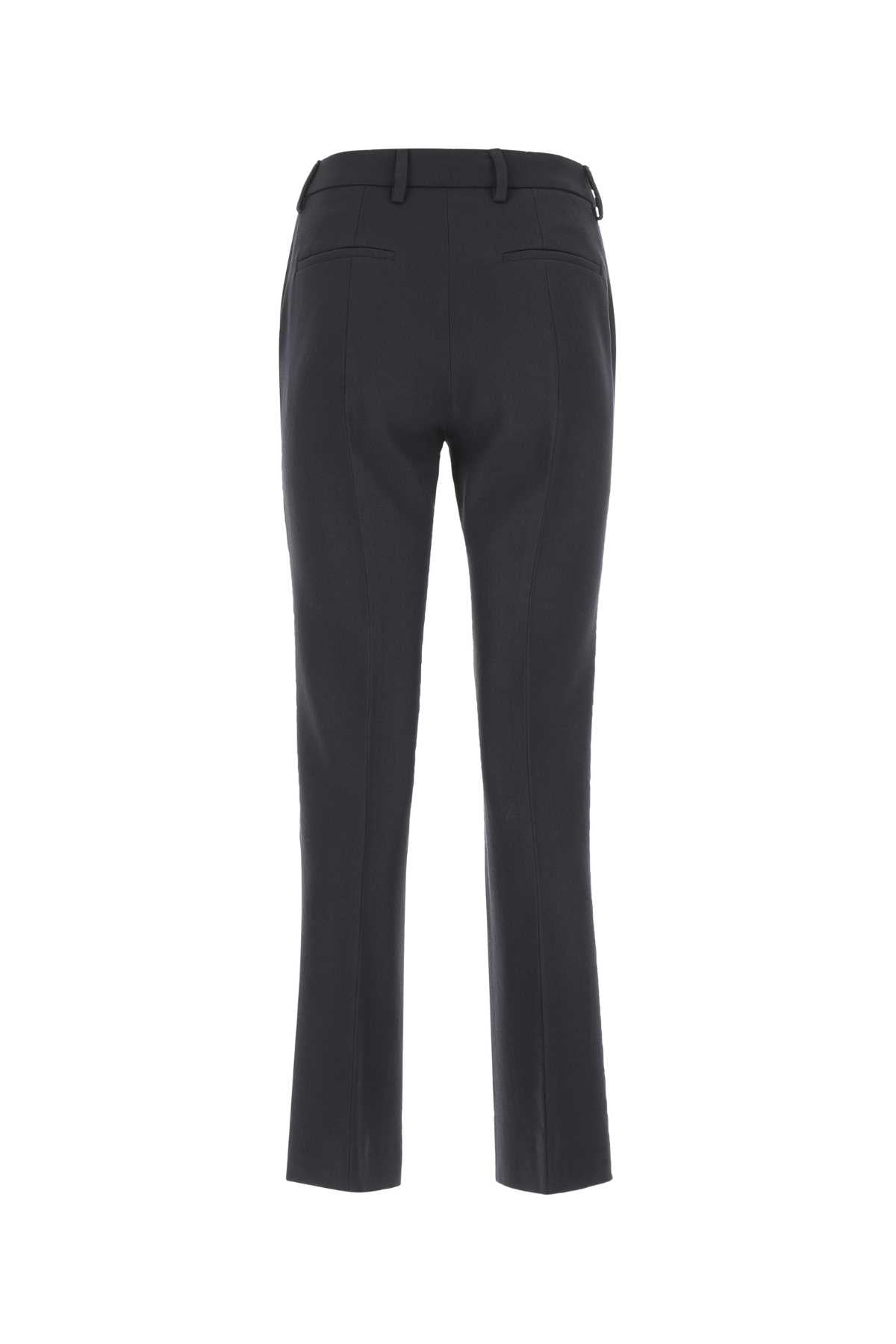Prada Women Midnight Blue Wool Cigarette Pant by Luosophy