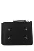 Maison Margiela Women Black Leather Card Holder by Luosophy