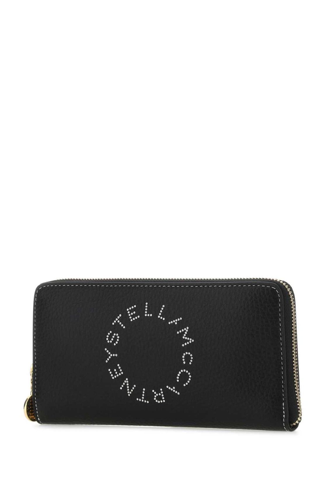 Stella Mccartney Women Black Grainy Mat Wallet by Luosophy