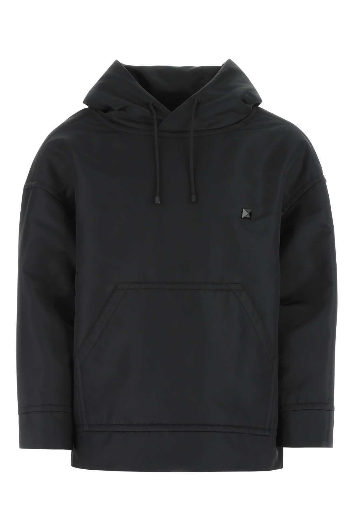 Valentino Garavani Men Black Nylon Sweatshirt by Luosophy
