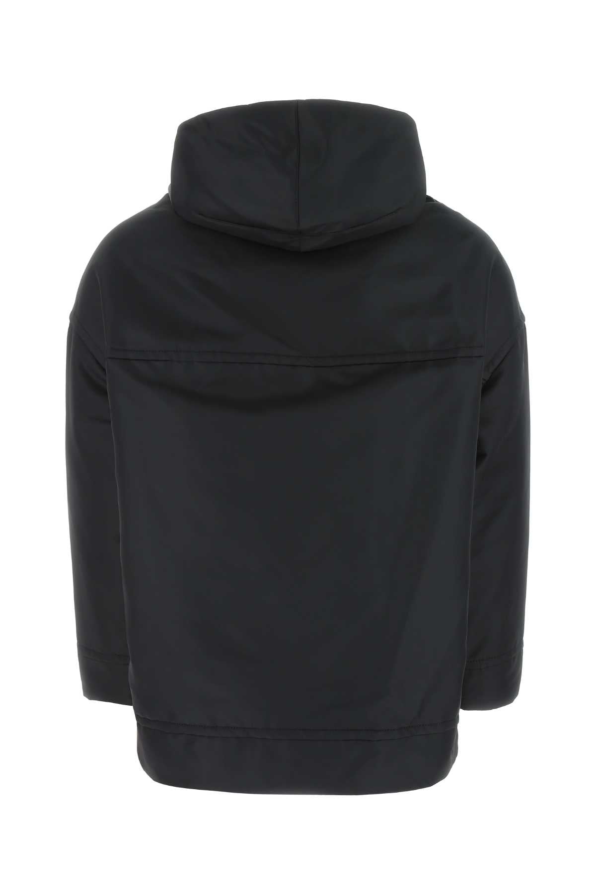 Valentino Garavani Men Black Nylon Sweatshirt by Luosophy