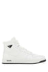 Prada Men White Leather Sneakers by Luosophy