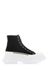 Alexander Mcqueen Men Black Canvas Canvas Sack Sneakers by Luosophy