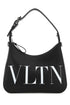 Valentino Garavani Men Black Leather Vltn Handbag by Luosophy