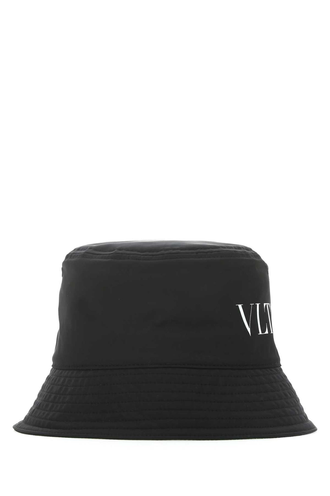 Valentino Garavani Men Black Polyester Hat by Luosophy