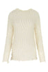 Jil Sander Women Ivory Mesh Top by Luosophy